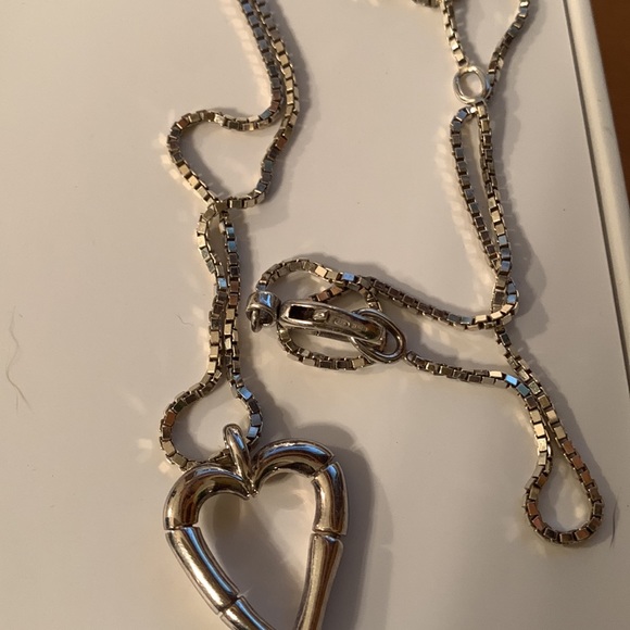 Gucci bamboo pendant necklace silver 925 - Picture 2 of 7